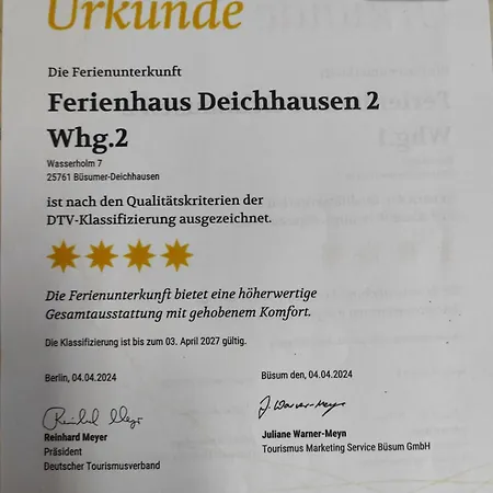 Whg 2 * Büsumer Deichhausen
